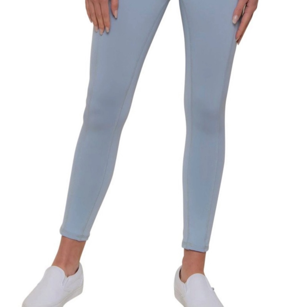 Morgan Stewart sport teal leggings